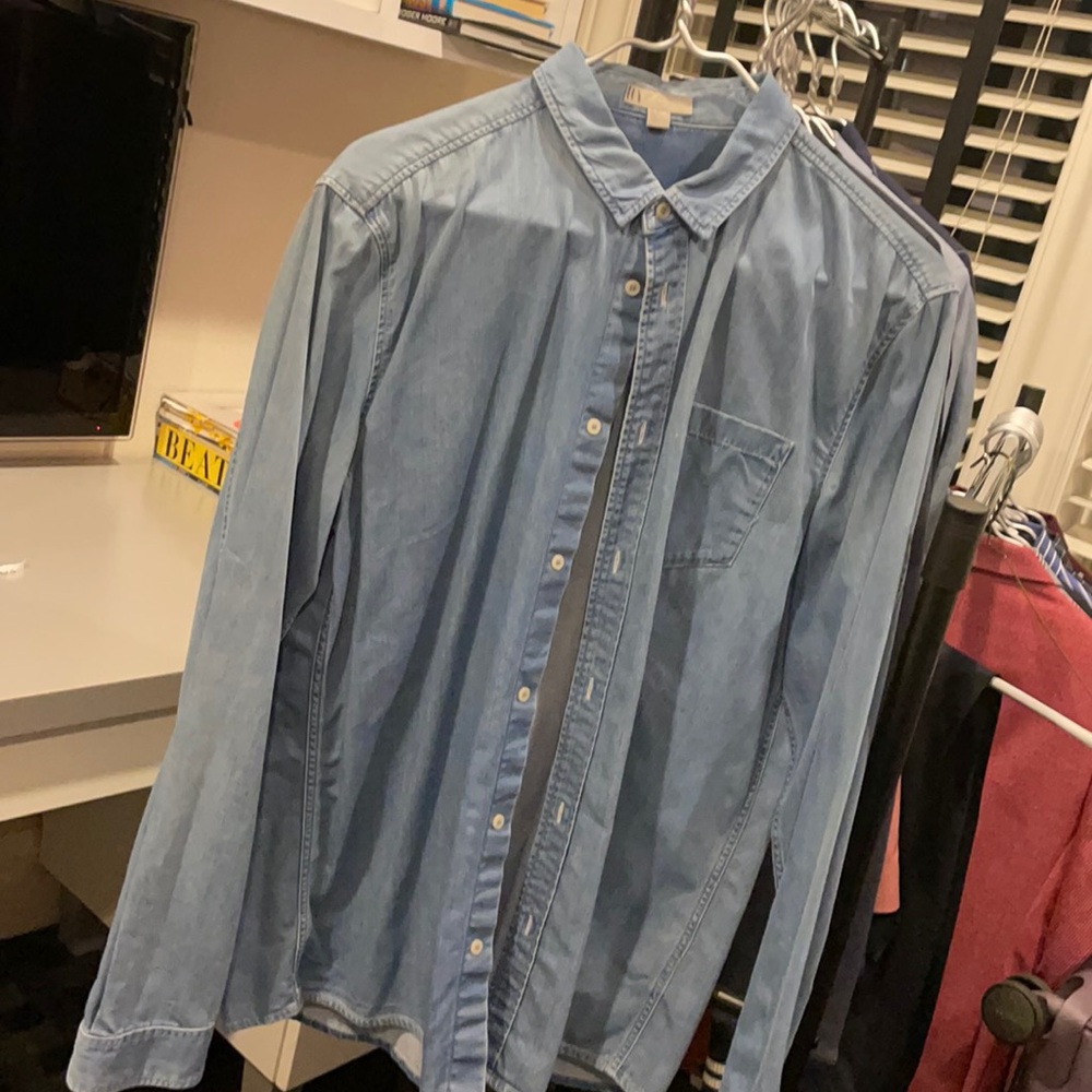 Denim Button Down - image 1